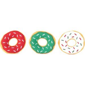 ZippyPaws - 3 Pack Donutz Miniz Refills for Hide and Seek Dog Toys